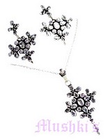 Matching Necklace Earring Set - click here for large view